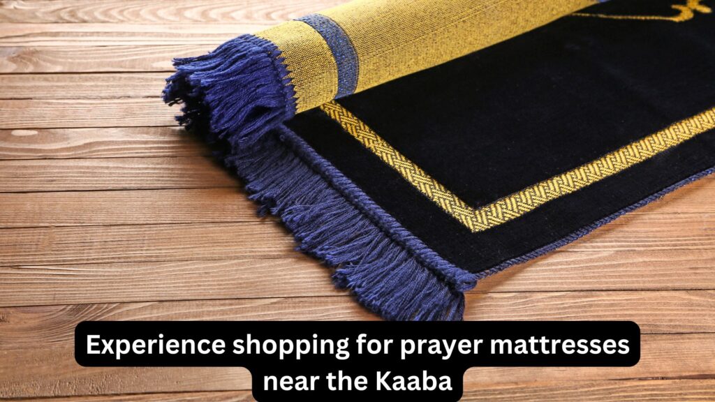 high-quality prayer mats near Kaaba cash on delivery