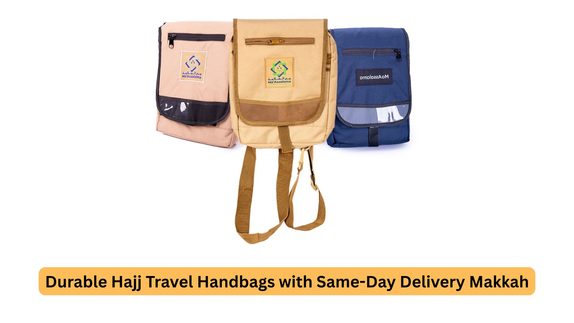 durable Hajj travel handbags with same-day delivery makkah